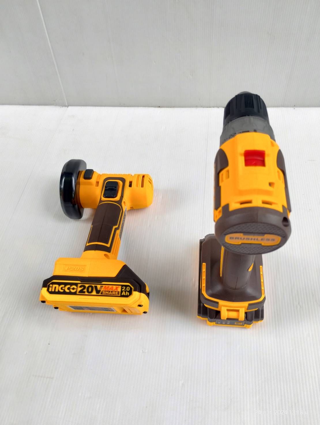 INGCO Combo Set เจียร์มินิ+สว่านไร้สาย CKLI20278