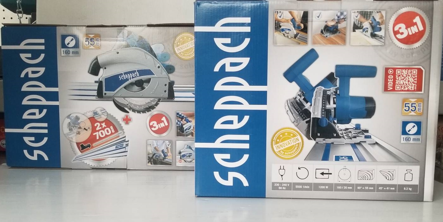 เลื่อยวงเดือน พร้อมราง PL55 SCHEPPACH
