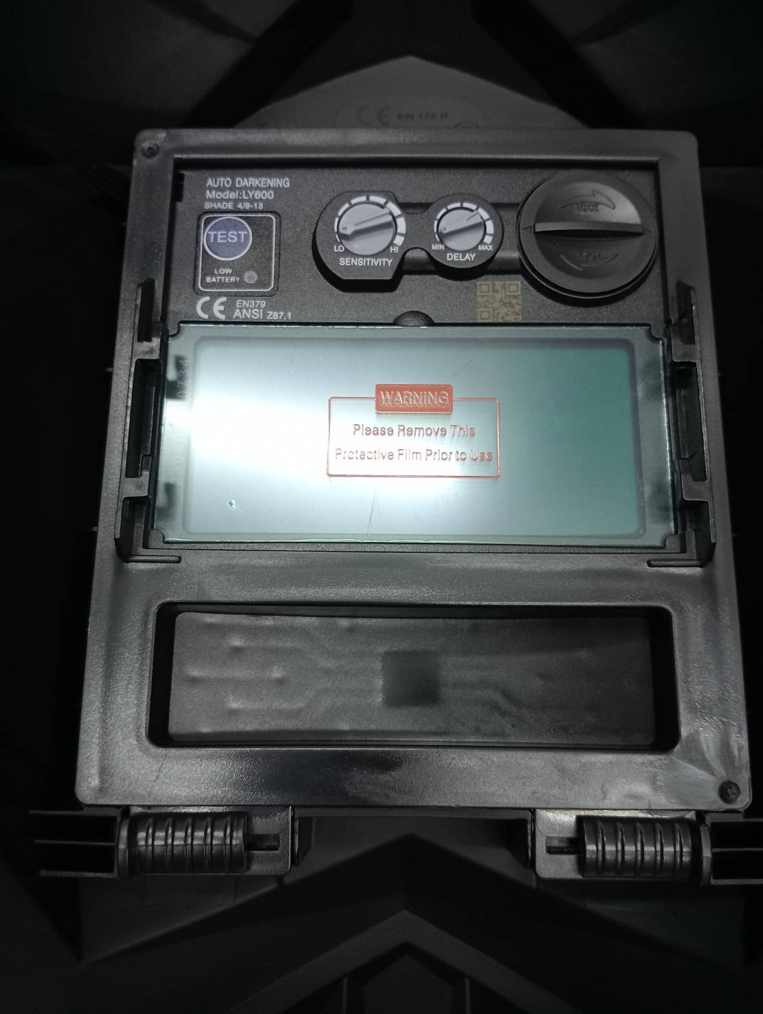 หน้ากากปรับแสงอัตโนมัติ JASIC รุ่น LY600G มีโหมดเครื่องเจียร