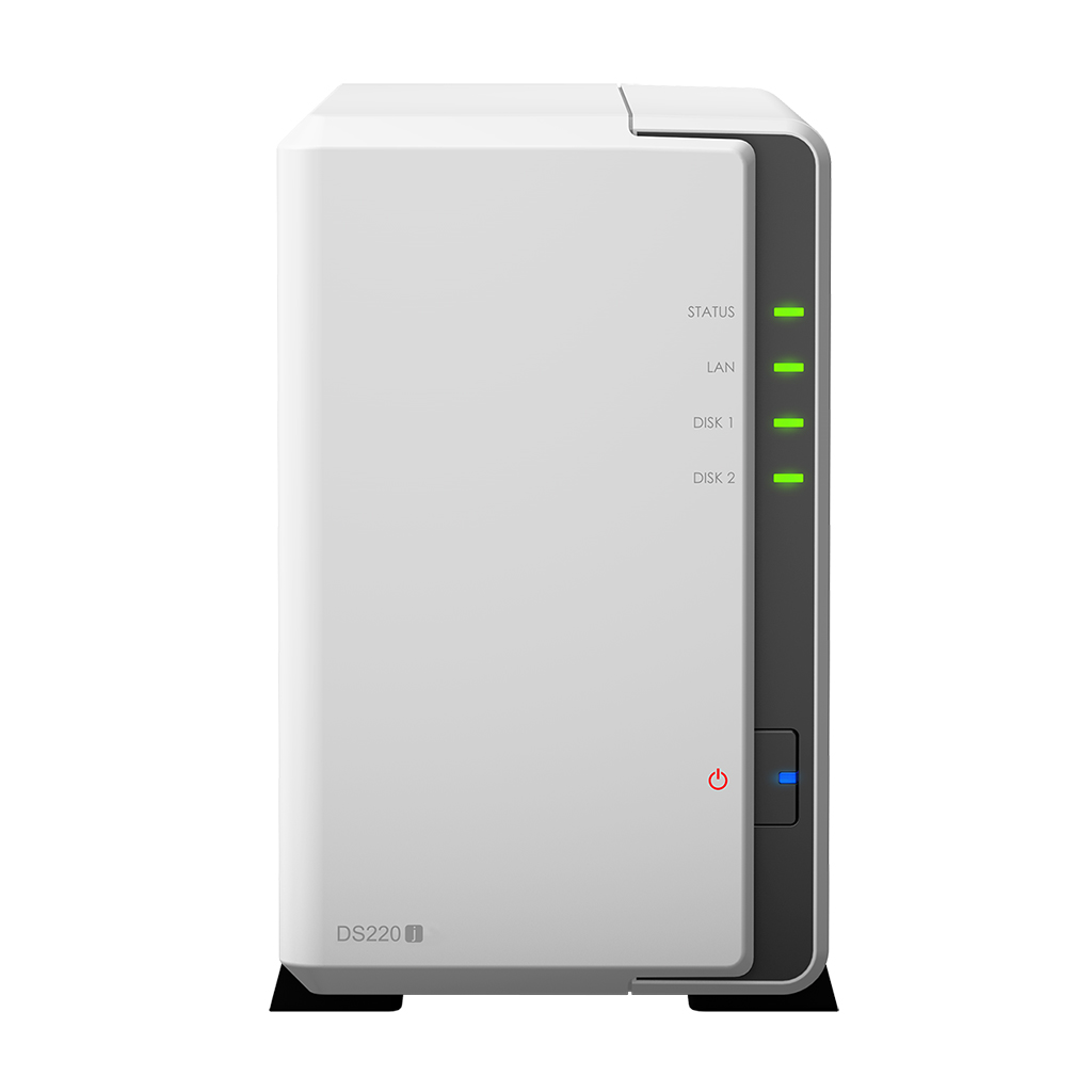 Synology DiskStation DS220j 2-bay DiskStation, Quad Core 1.4 GHz, 512MB RAM