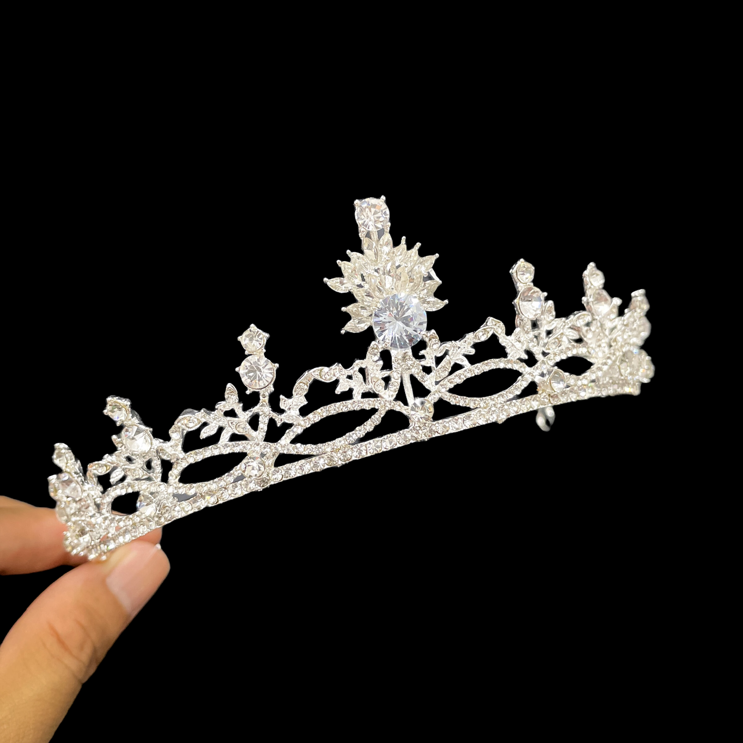 (พร้อมส่ง) เทียร่า 338 งานสวย ปราณีต QCเพชรทุกเม็ด สินค้าพร้อมส่งจากไทย