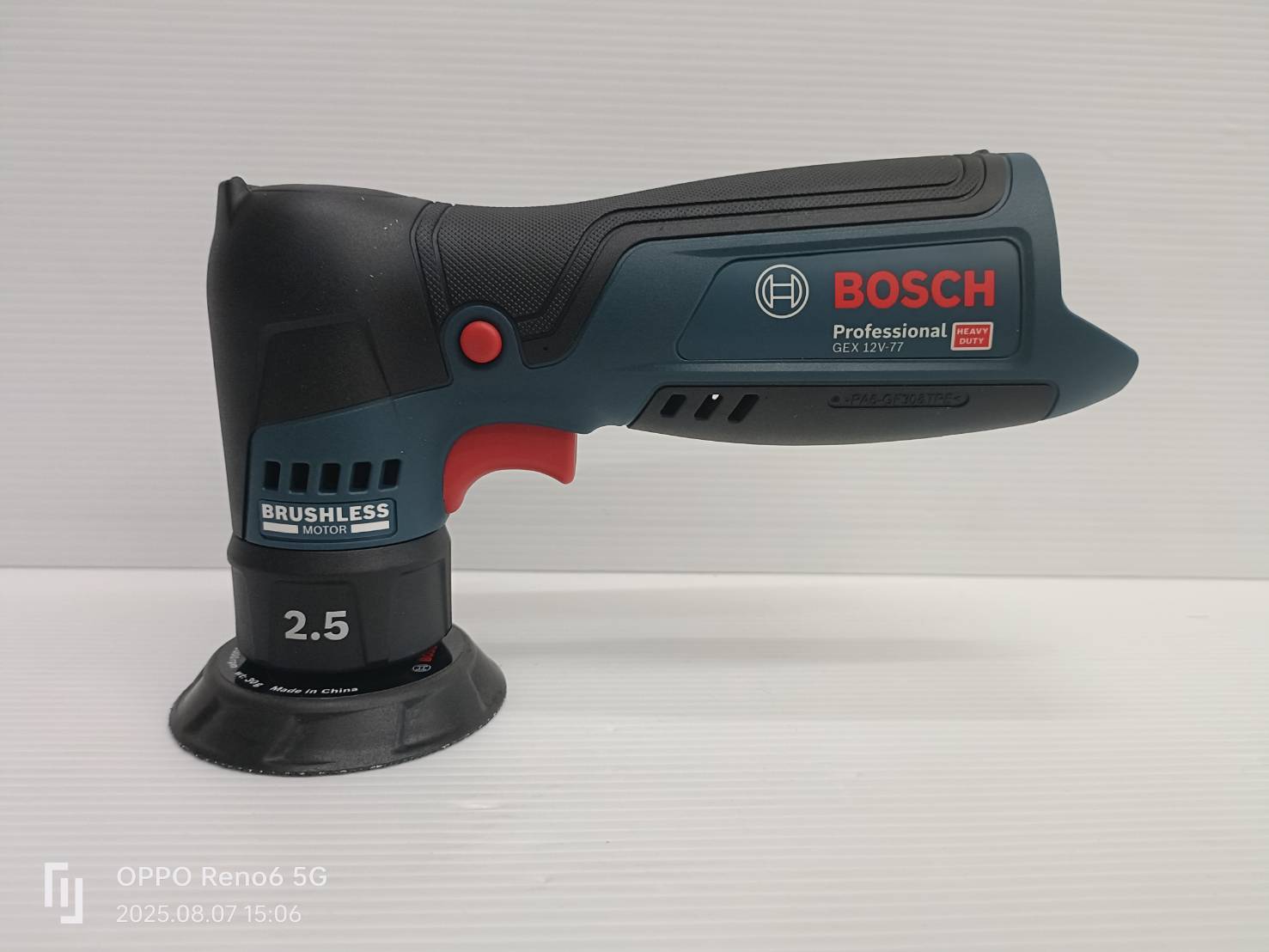 ขัดกระดาษทรายกลม12V 77มม. GEX12V-77 BOSCH SOLO