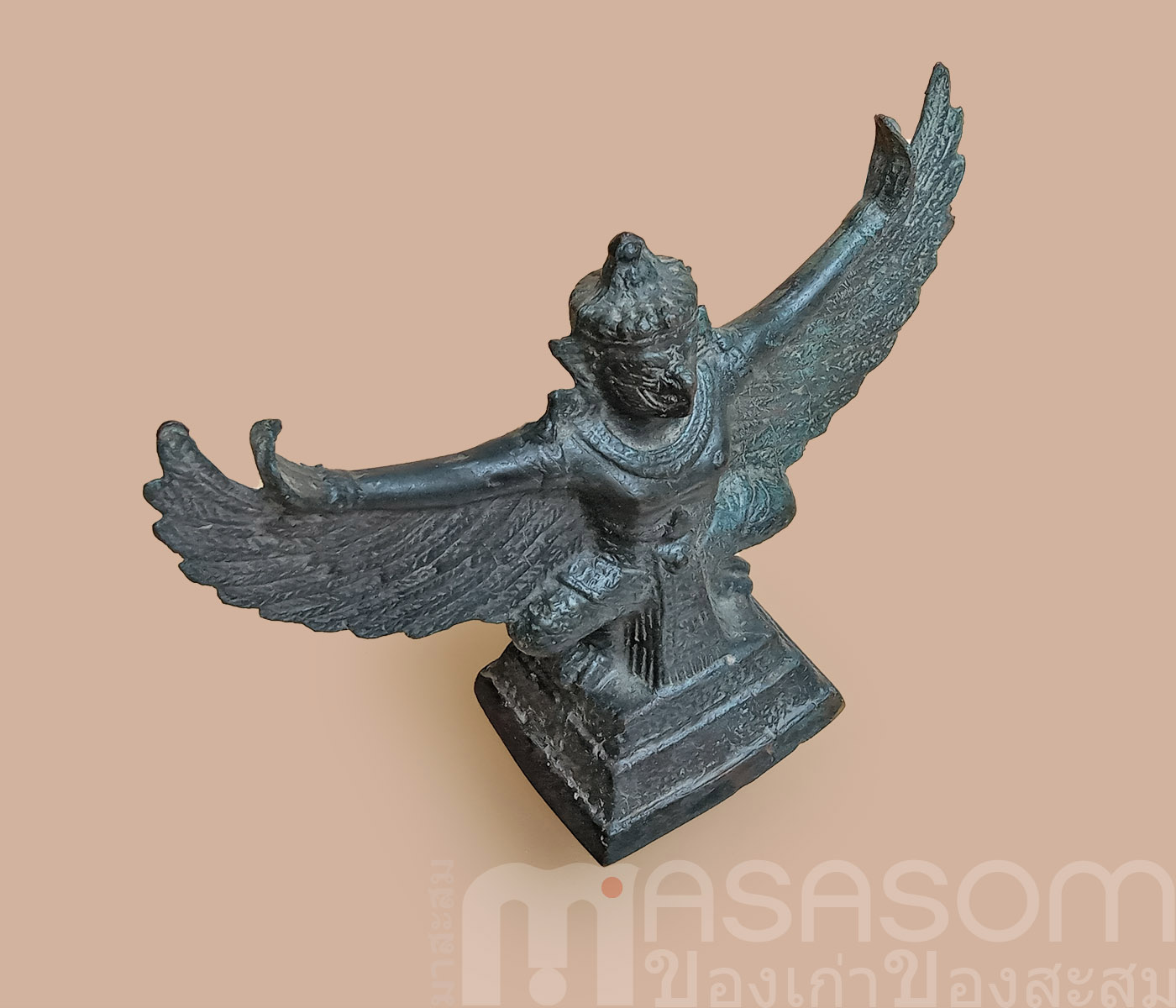 ครุฑทองเหลืองหน้าตัก3นิ้ว