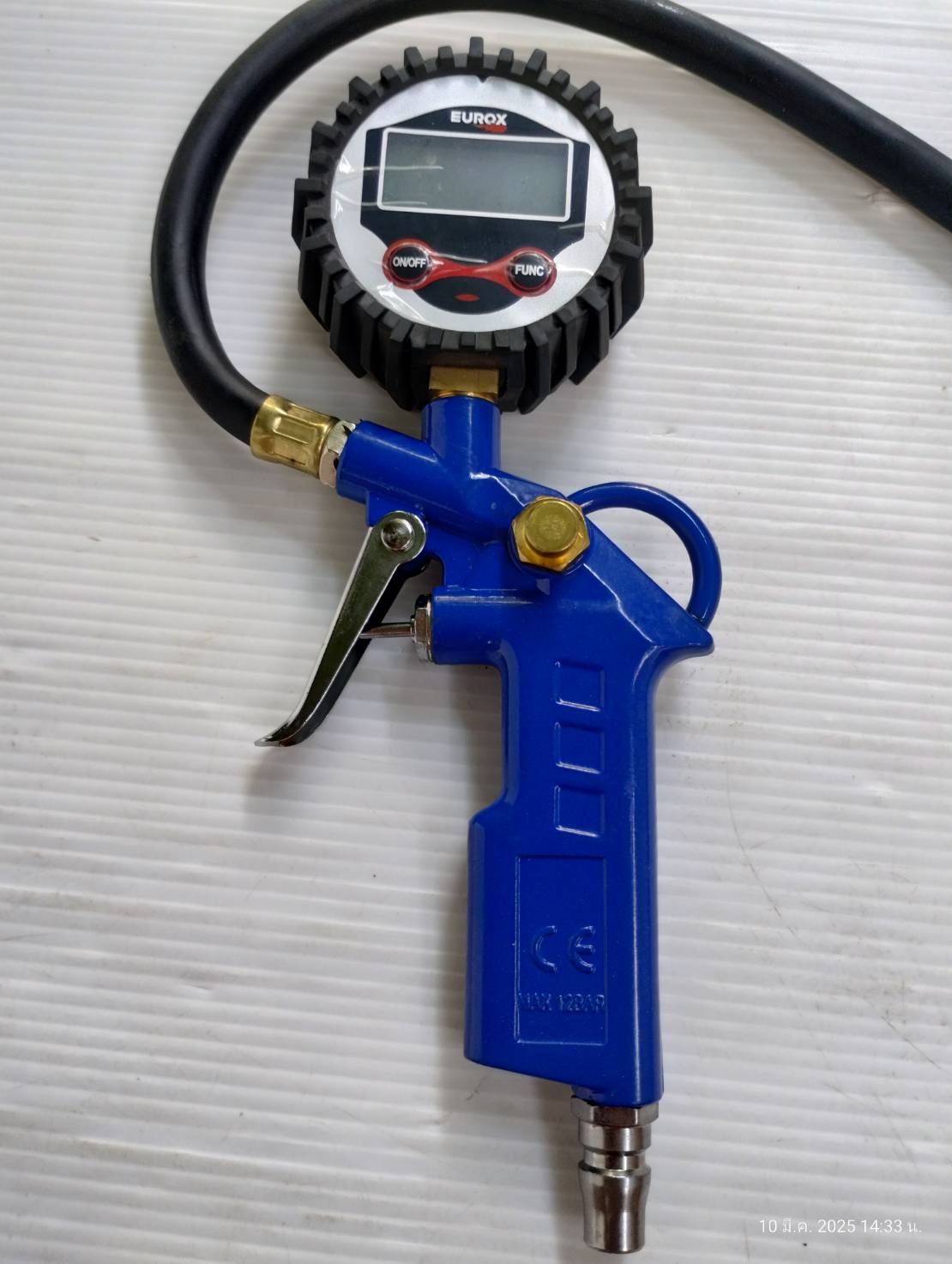 EUROX ปืนเติมลมยาง ความยาวสายเติมลม: 12 นิ้ว