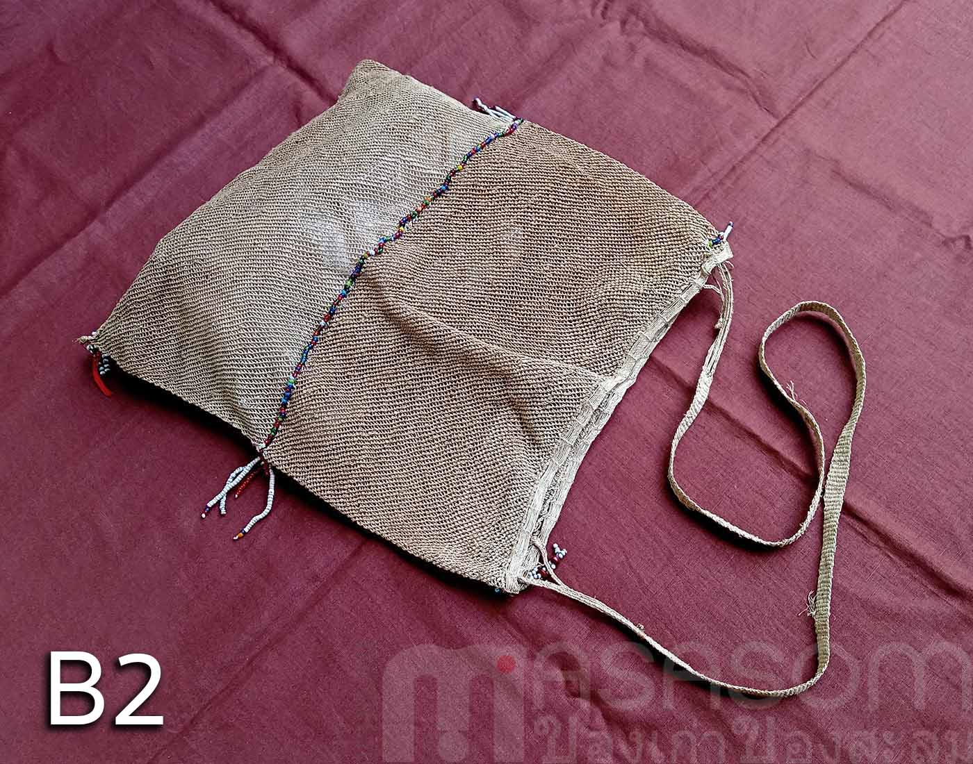 กระเป๋าถักเชือกใยกัญชง