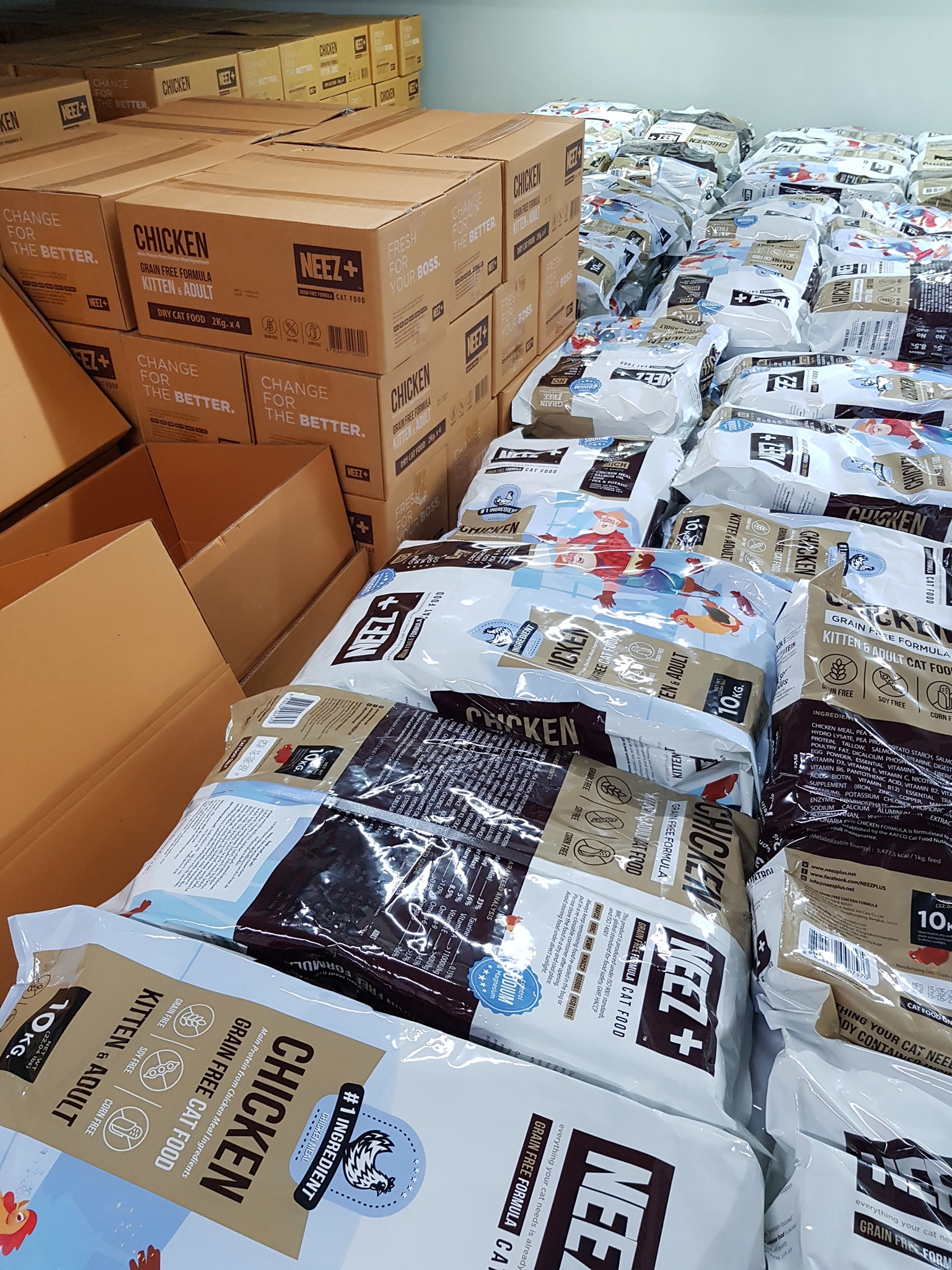 NEEZ+อาหารแมว นีซพลัส เกรนฟรี พรีเมี่ยมสำหรับน้องแมว 🐥สูตรแมวใหญ่ 10 กิโล 1950.- เหมาะกับแมวโต อายุ 4 เดือน-12 ปี (ฟรีส่ง)