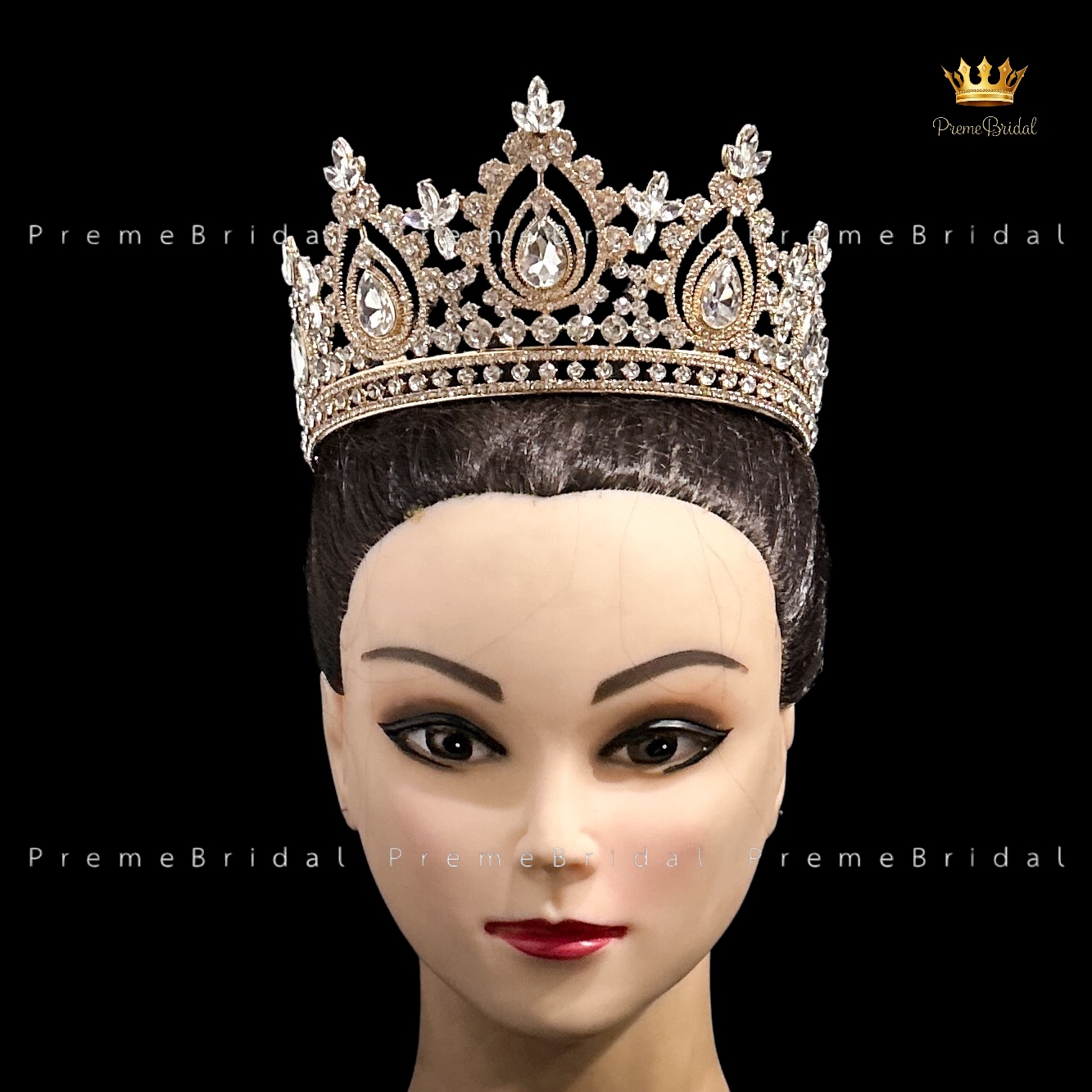 (พร้อมส่ง) เทียร่า 414 มงกุฎนางงาม ครึ่งหัว งานสวย ปราณีต QCเพชรทุกเม็ด สินค้าพร้อมส่งจากไทย