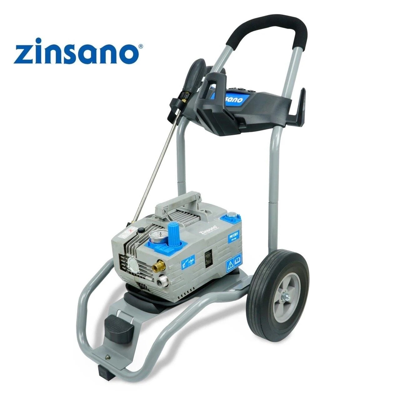 เครื่องฉีดน้ำแรงดันสูง 130 บาร์ Zinsano รุ่น PR1301 พร้อมรถเข็น