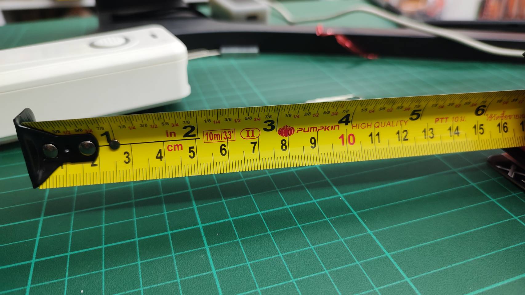 ตลับเมตร 10 เมตร.PUMPKIN 10219 / PTT-1025X Super Grip รุ่น X (คละสี)