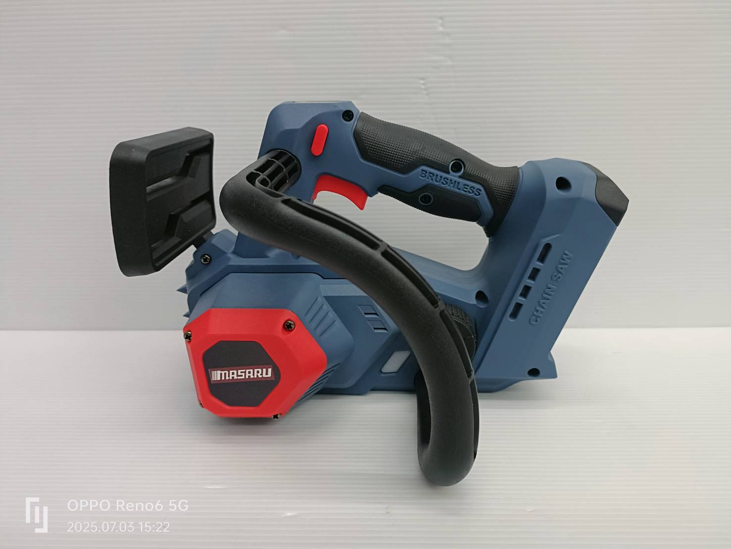 MASARU เลื่อยไฟฟ้าไร้สาย 11.5 นิ้ว 20V รุ่น SCS-420 เลื่อยตัดไม้แบตเตอรี่ ตัดไม้ขนาดใหญ่ เลื่อยโซ่ไร้สาย