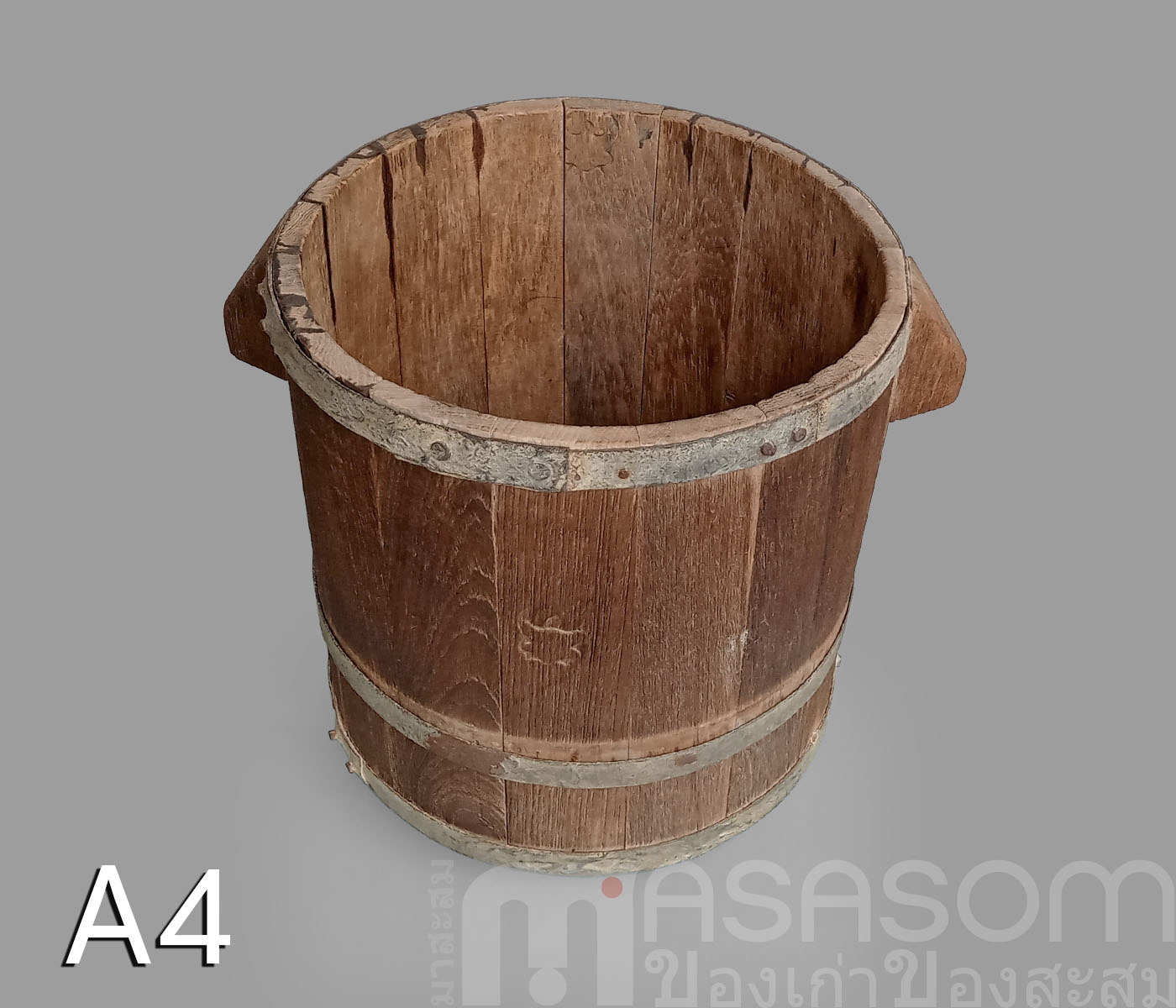 ถังตวงข้าวโบราณขนาด 10 ลิตร