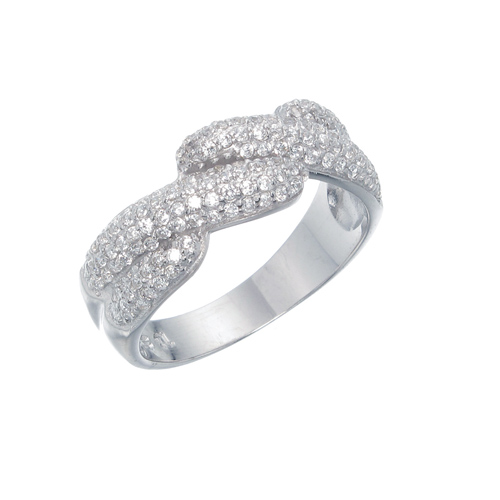 แหวนเงินแท้925เพรชประดับเพรชแท้สวิส เกรดดี น้ำใส