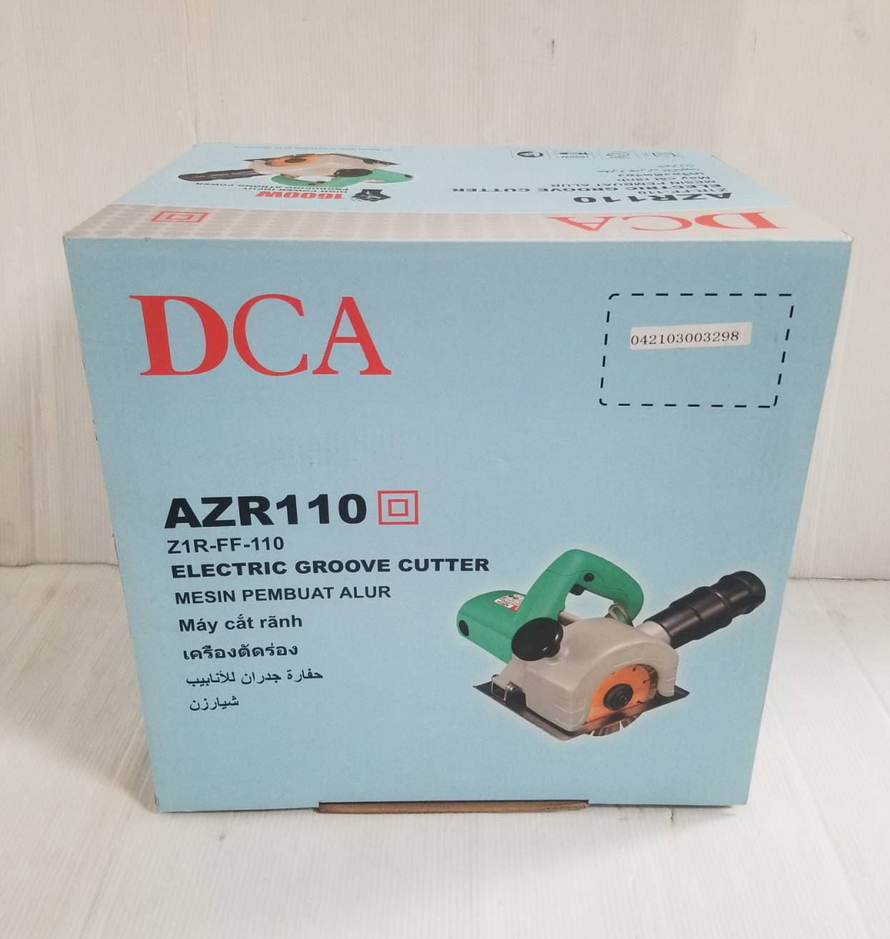 เครื่องเซาะร่องคอนกรีต4" ใบคู่ AZR110 DCA