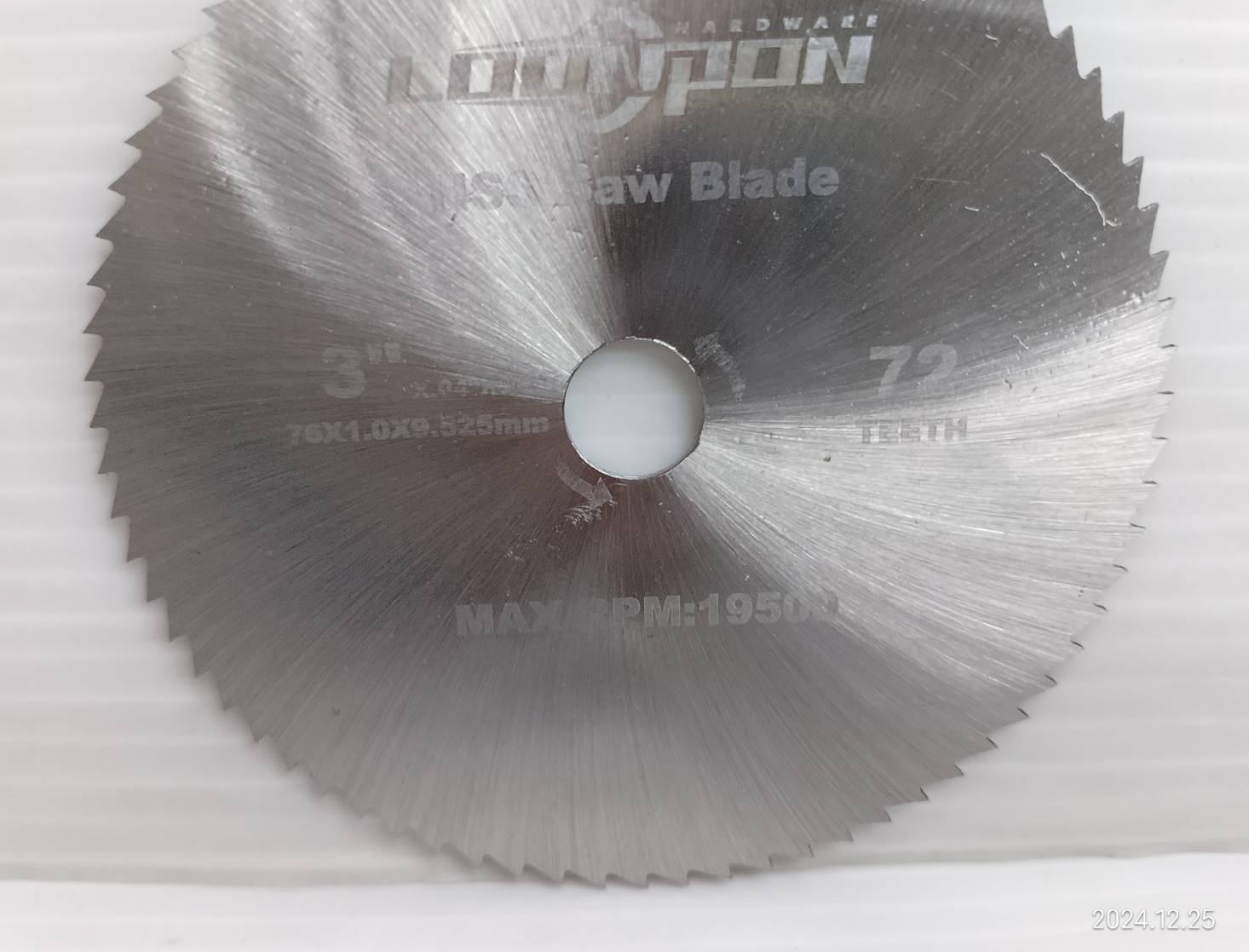 ใบเลื่อยHSS 3"x76T LOONPON 20211020