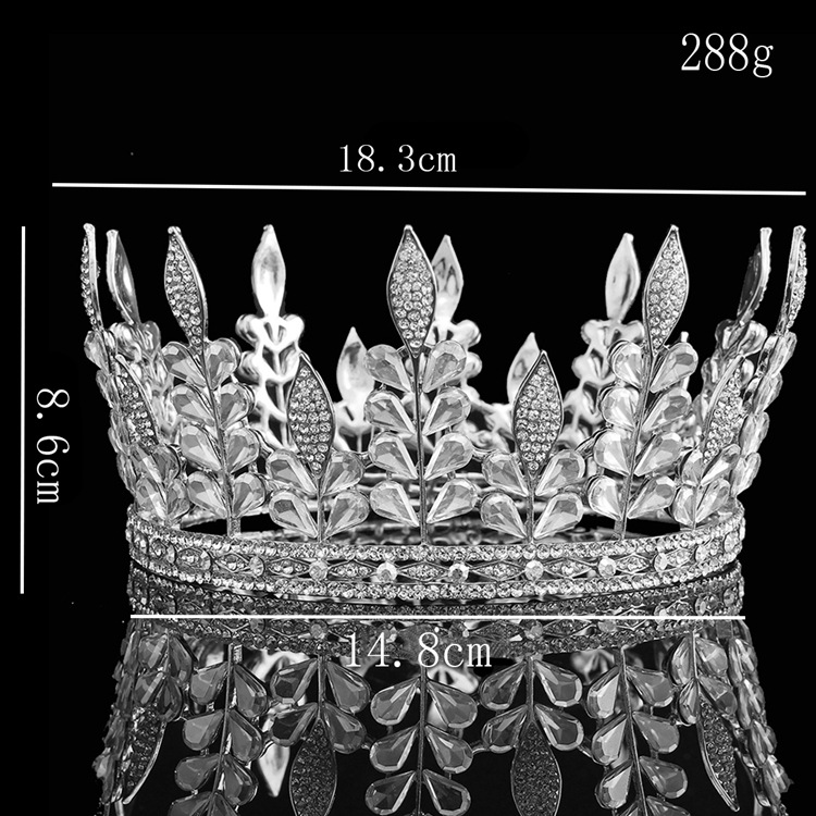 (พร้อมส่ง) มงกุฎ 024 สีเงิน