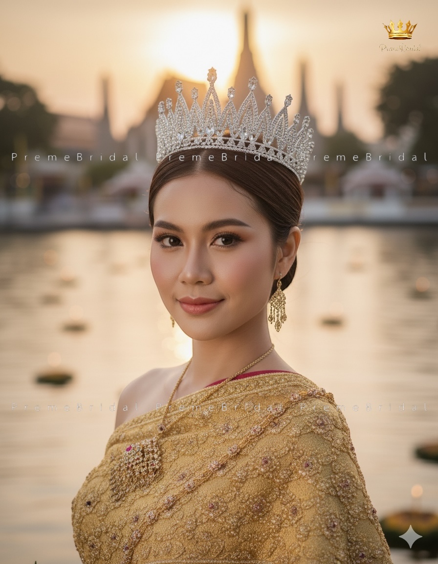 (พร้อมส่ง) เทียร่า 428 ครึ่งหัว งานเจ้าสาว งานสวย ปราณีต QCเพชรทุกเม็ด สินค้าพร้อมส่งจากไทย