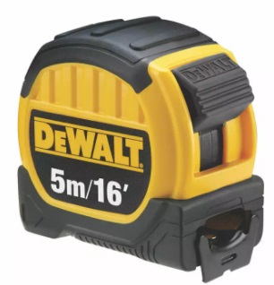 ตลับเมตร5เมตร DWHT36092 DEWALT