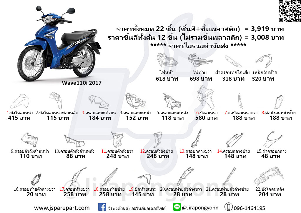 ชุดสี Wave110i (2017)