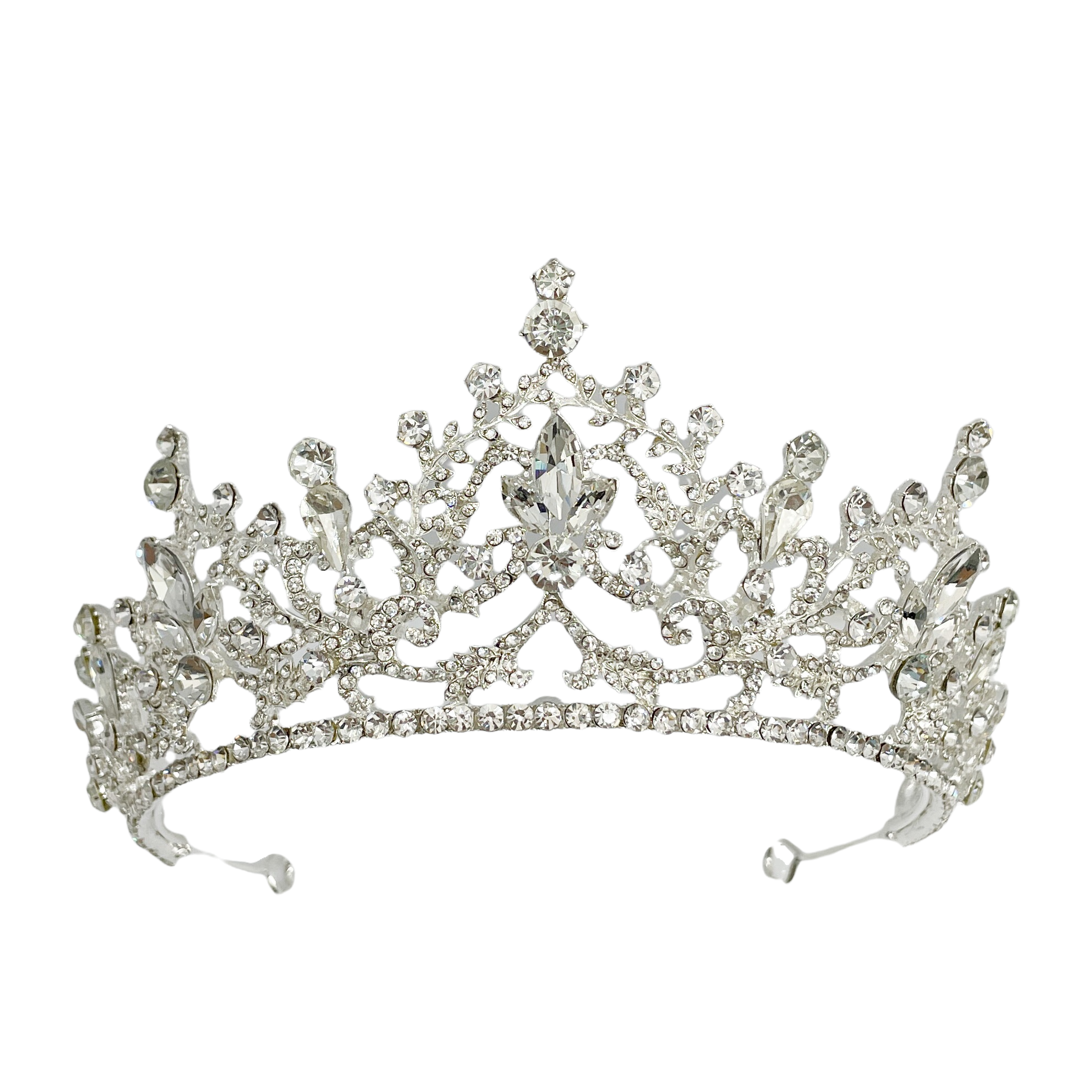 (พร้อมส่ง) เทียร่า 348 สีขาว งานสวย ปราณีต QCเพชรทุกเม็ด สินค้าพร้อมส่งจากไทย