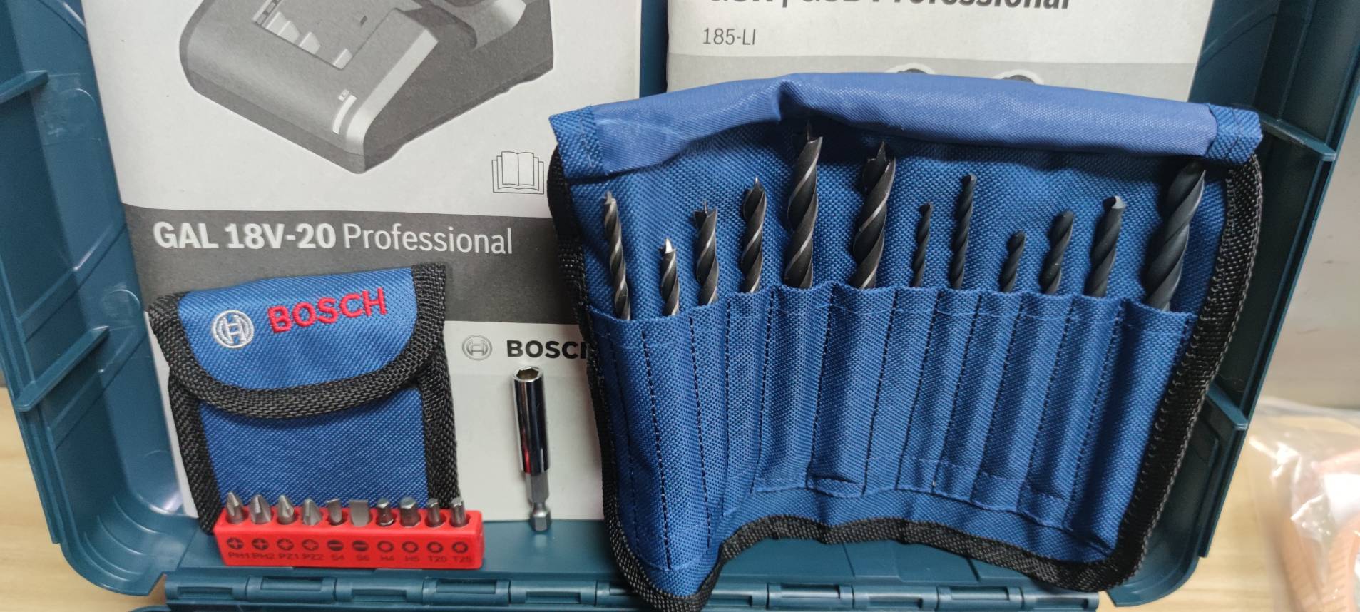 สว่านไร้สาย GSR185-LI BOSCH ชุดแบต2ก้อน