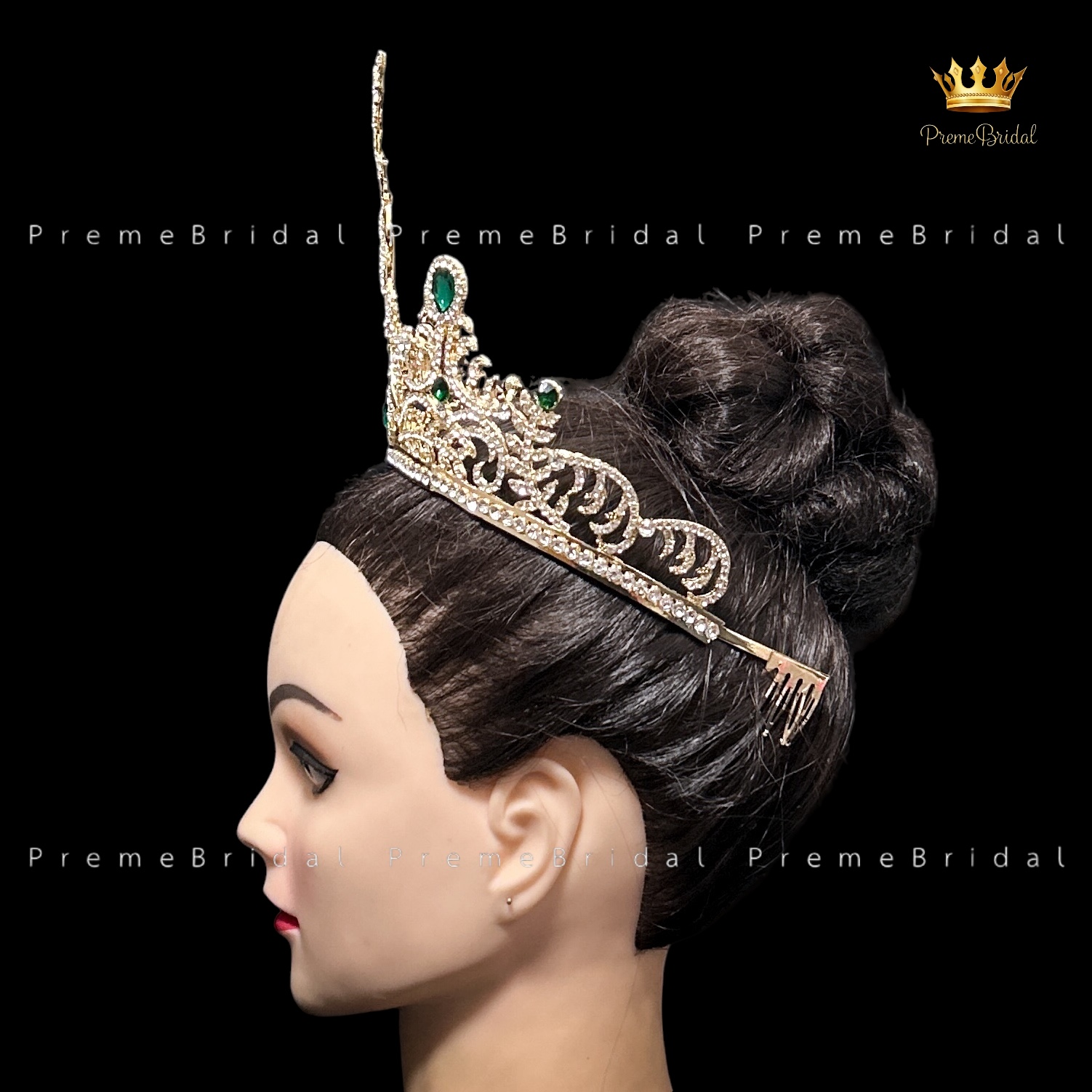 (พร้อมส่ง) เทียร่า 426 มงกุฎเพชรมิสแกรนด์ ครึ่งหัว งานสวย ปราณีต QCเพชรทุกเม็ด สินค้าพร้อมส่งจากไทย