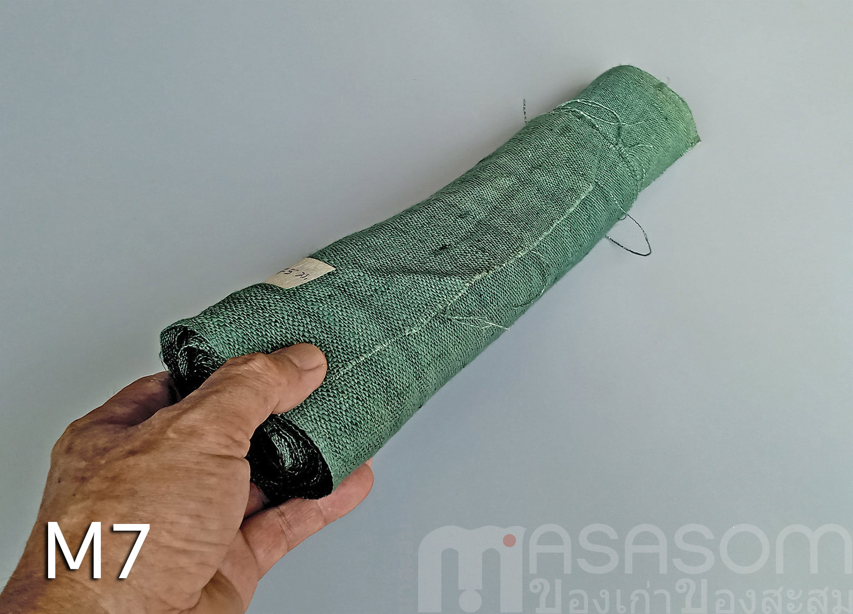 ผ้าใยกัญชงทอมือย้อมสี