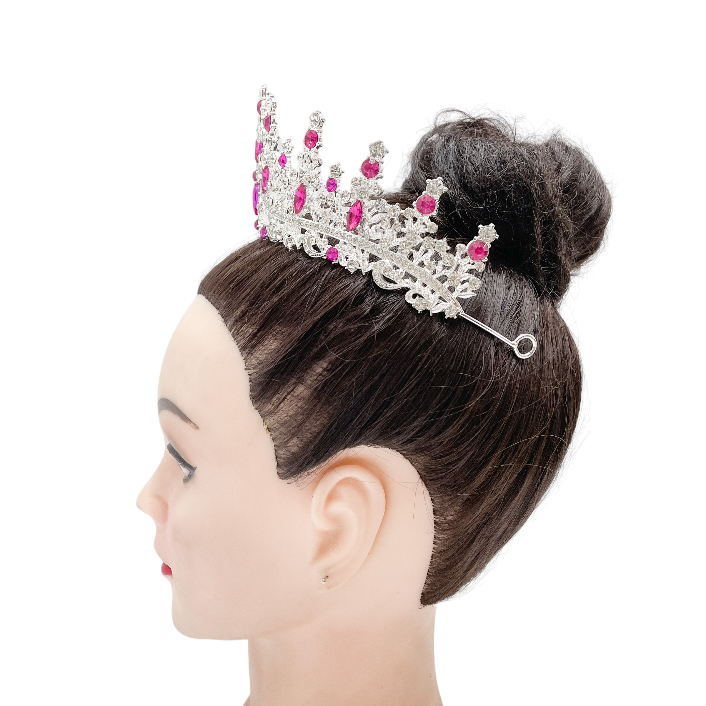 (พร้อมส่ง) เทียร่า 273 สีชมพูบานเย็น-เงิน มงกุฎนางงาม งานสวย ปราณีต QCเพชรทุกเม็ด ร้านคนไทย คุยง่าย ส่งเร็ว