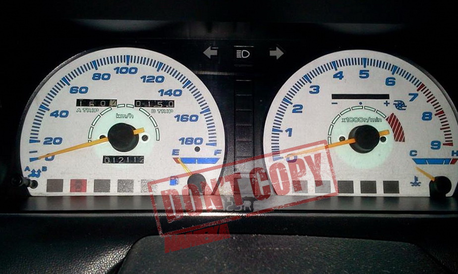 เรือนไมล์ขาว G-Shock Mitsubishi Galant VR-4 89-93