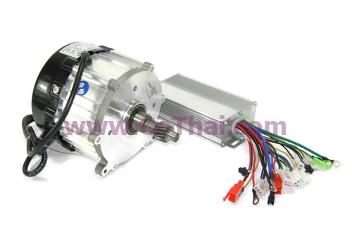 บัสเลสมอเตอร์ 48v 550w รอบสูง ไร้แปรงถ่าน(BLDC) 16ฟัน 5รูยึด