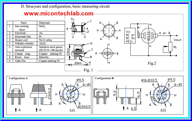 1x MQ-4 Methane Gas Sensor, Compress Natural Gas CNG MQ4 Sensor Module