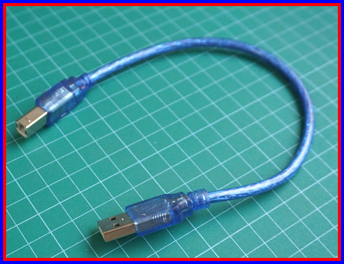 1x สาย USB สำหรับอัพโหลด ออดิโน UNO MEGA2560