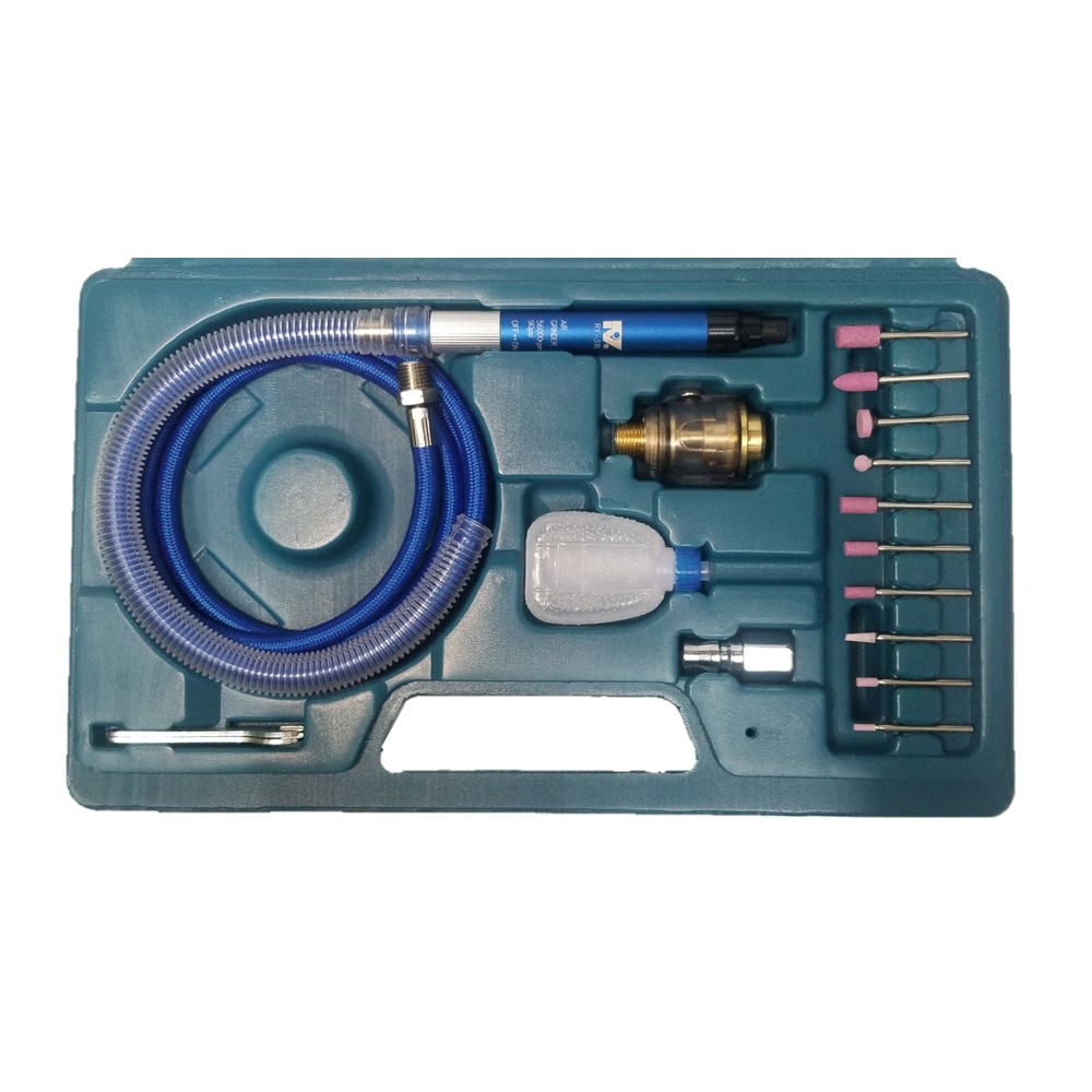 เครื่องเจียรแม่พิมพ์ลมสายอ่อนแกน 3 mm ชุด รุ่น RY-316B