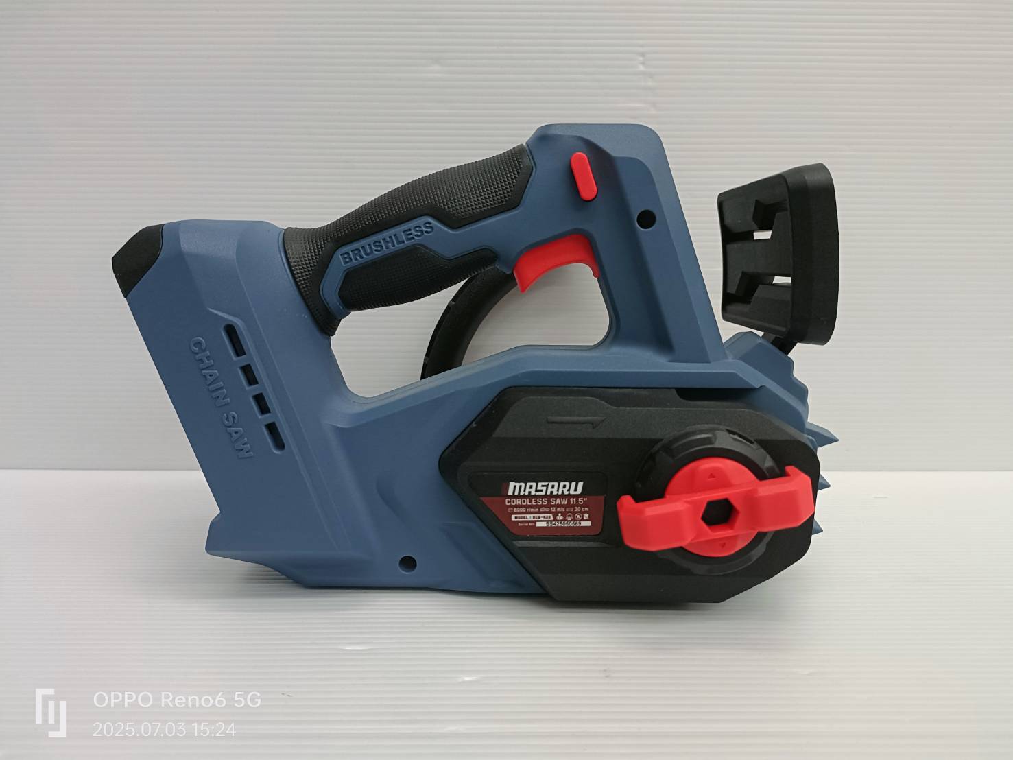 MASARU เลื่อยไฟฟ้าไร้สาย 11.5 นิ้ว 20V รุ่น SCS-420 เลื่อยตัดไม้แบตเตอรี่ ตัดไม้ขนาดใหญ่ เลื่อยโซ่ไร้สาย