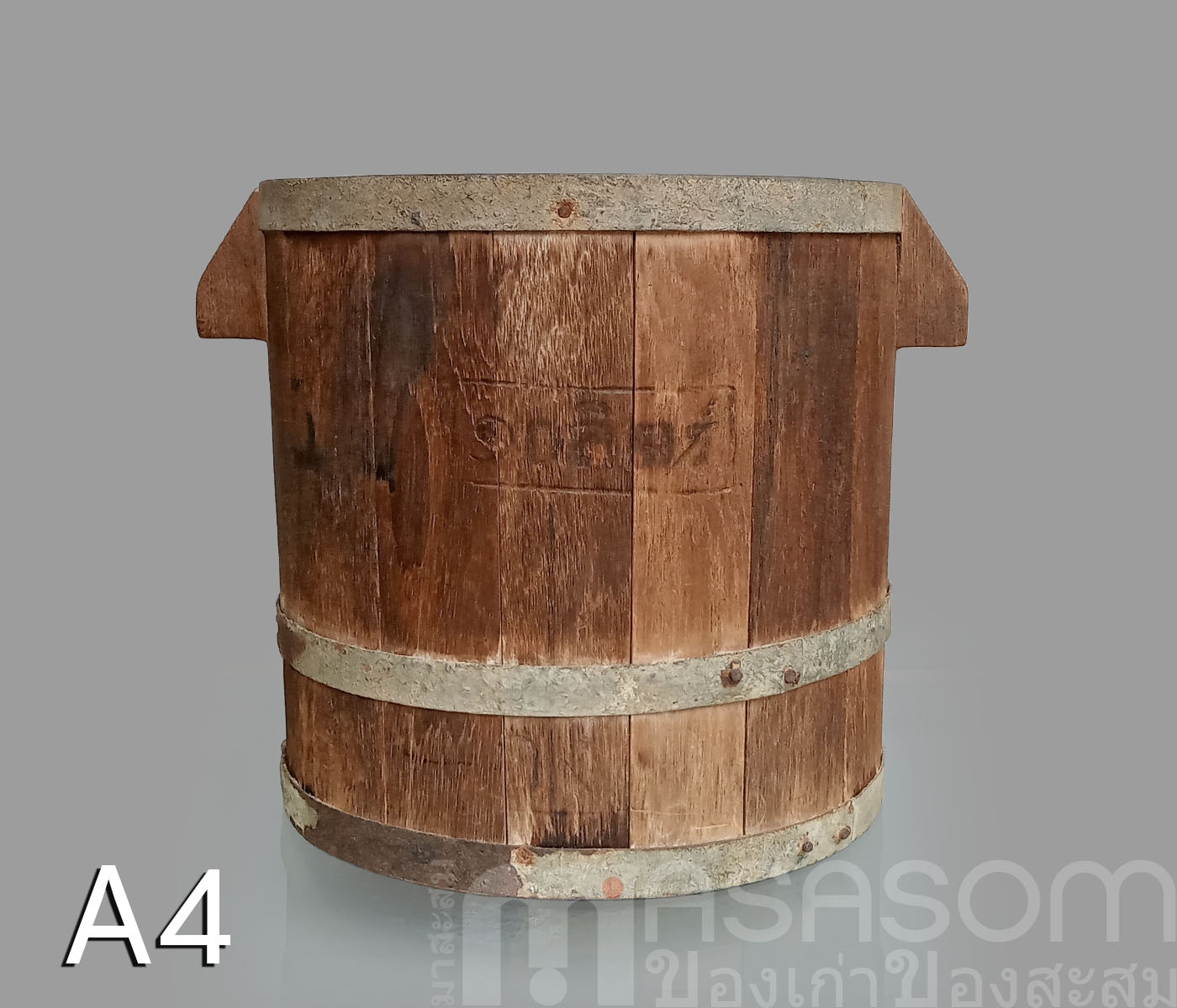 ถังตวงข้าวโบราณขนาด 10 ลิตร