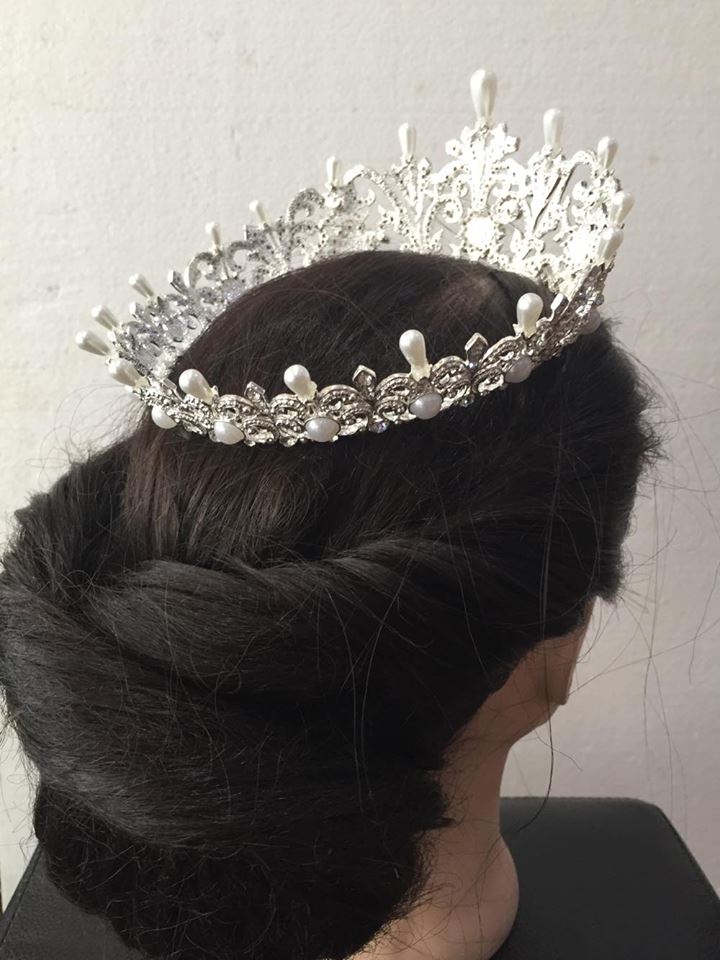 (พร้อมส่ง) มงกุฎ 019 สีเงิน