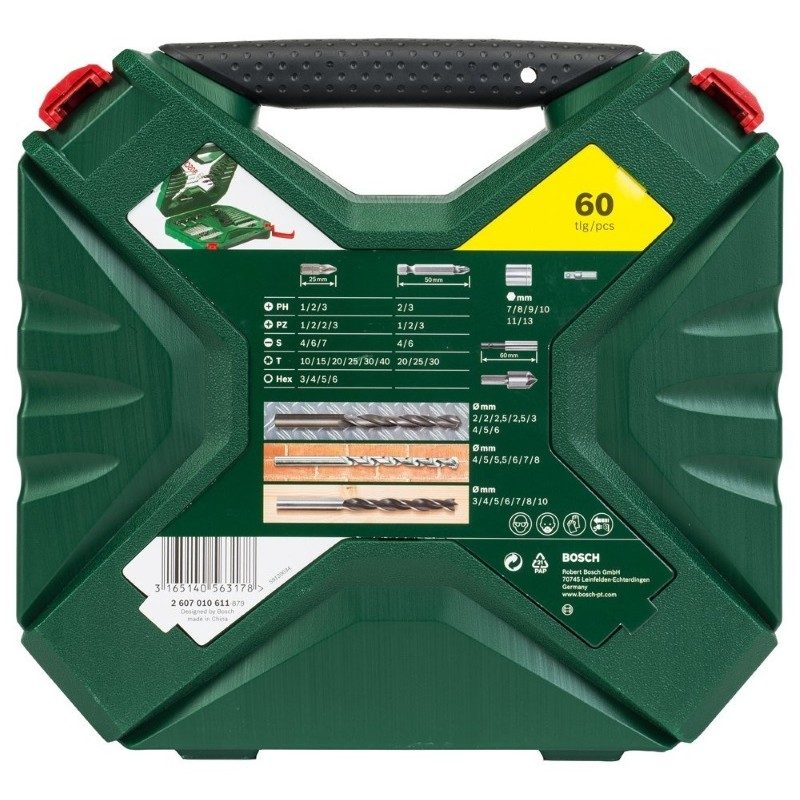 ชุดดอก X-LINE 60ชิ้น BOSCH