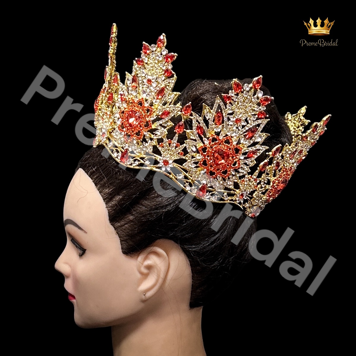 (พร้อมส่งจากไทย) มงกุฏ 128 Miss Universe Thailand 2021งานสวย รุ่นฐานกลม ส่งด่วน ส่งจาก จ.อุบลราชธานี