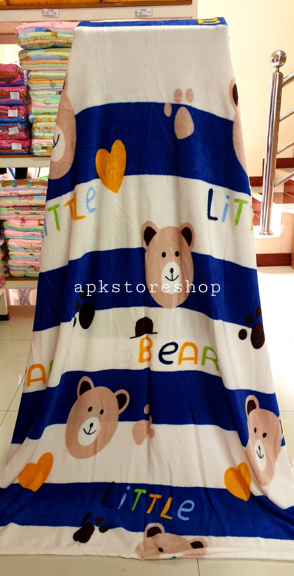 ขายส่ง ผ้าห่มนาโน แบบบาง #APK57-ลายการ์ตูน ส่ง 57 บาท