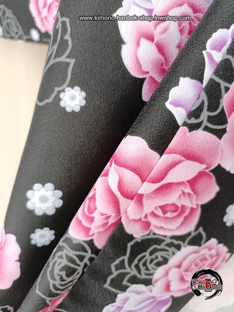 กิโมโนดำลายกุหลาบ01