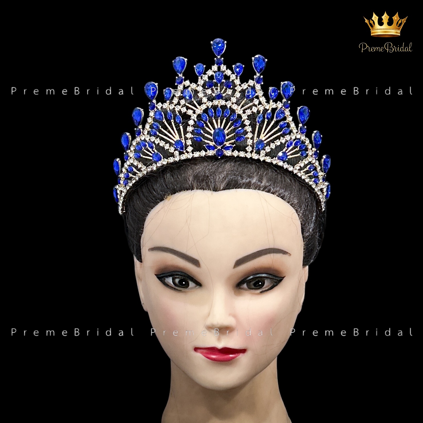 (พร้อมส่ง) เทียร่า 448 มงกุฎครึ่งหัว ไซส์นางงาม ปราณีต QCเพชรทุกเม็ด สินค้าพร้อมส่งจากไทย