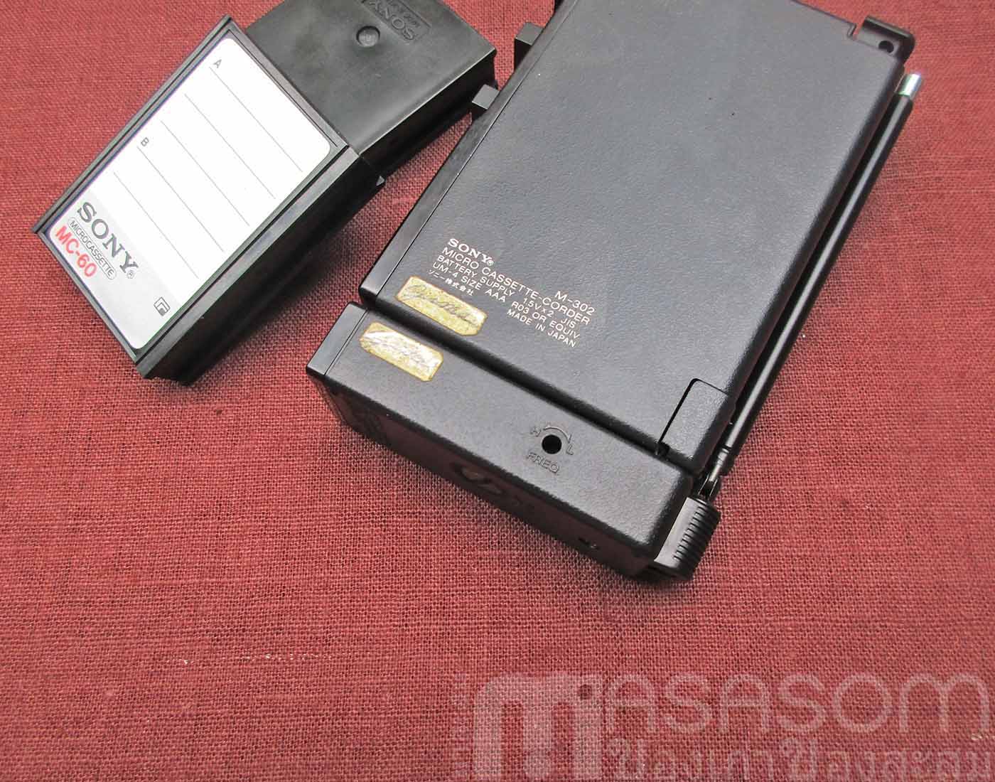 เครื่องบันทึกเสียง sony micro cassette corder
