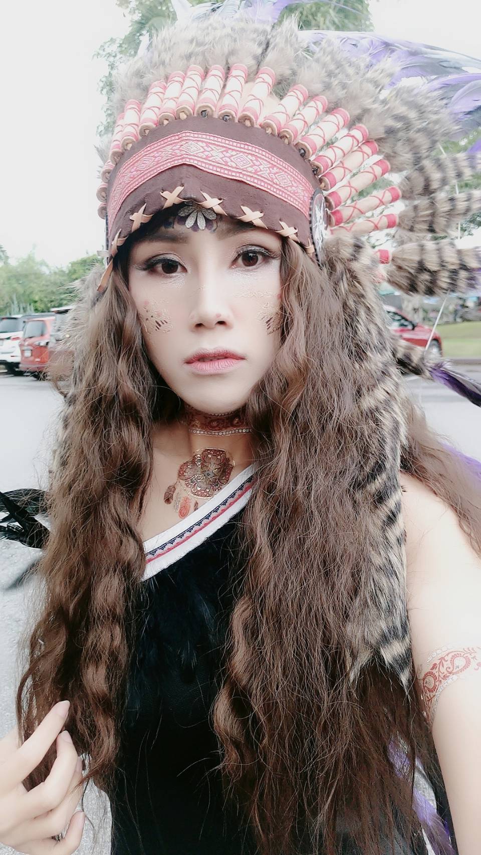 ชุดอินเดียแดงหญิง