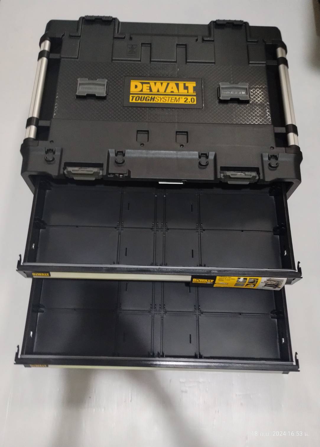 DEWALT รุ่น DWST08520-1 กล่องลิ้นชัก 2 ชั้น Tough System 2.0 DXL