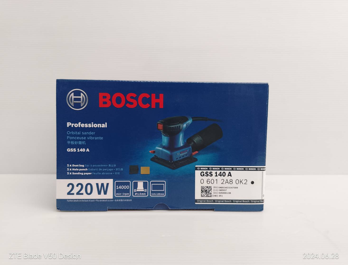 ขัดกระดาษทราย GSS140A BOSCH มีถุงเก็บฝุ่น