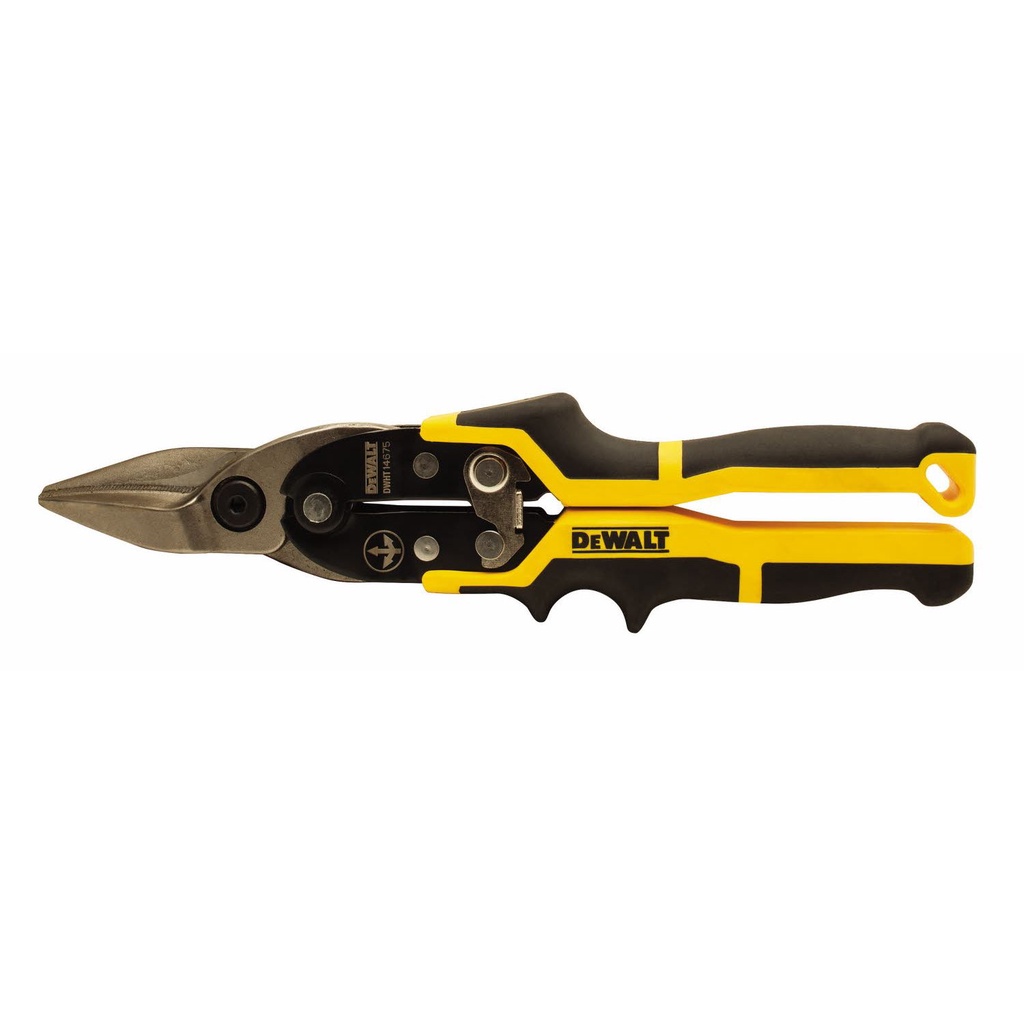 กรรไกรตัดสังกะสีปากตรง ERGO Aviation snip DWHT14675-0 DEWALT