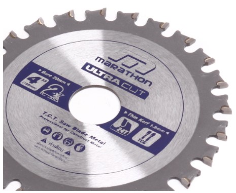 ใบเลื่อยตัดเหล็ก 4"x24T MARATHON