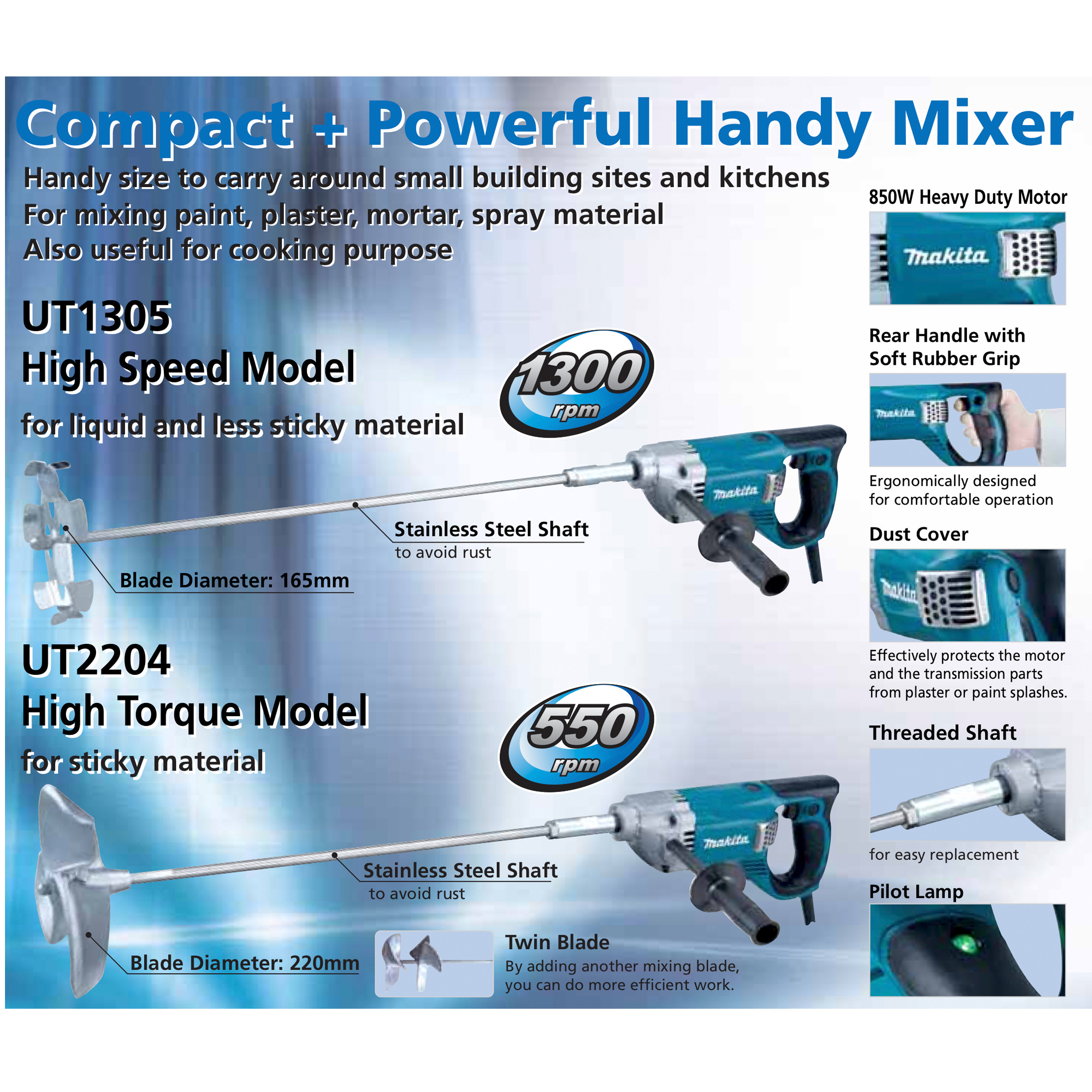 เครื่องปั่นผสมสี UT2204 MAKITA