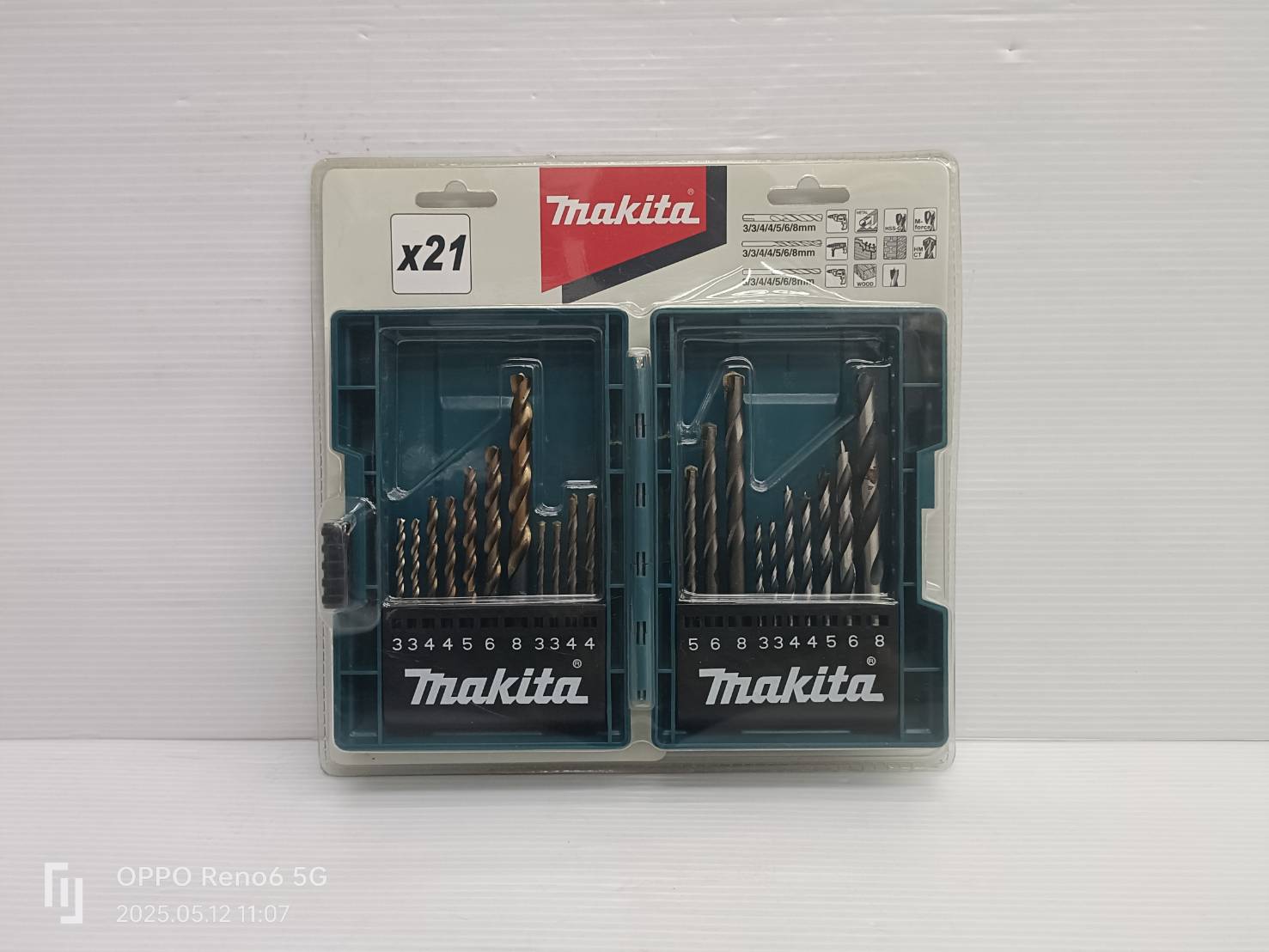 ชุดดอกสว่าน 21ตัวชุด B-44884 MAKITA