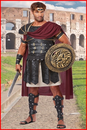 ชุดนักรบโรมัน Gladiator / ชุดแอรีส เทพเจ้าแห่งสงคราม / ชุดนักรบ / ชุดโรมัน