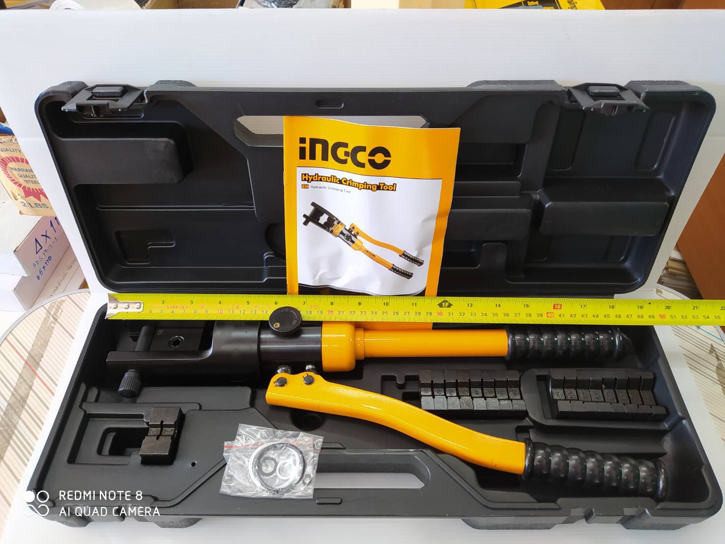 คีมย้ำหางปลาไฮดรอลิค 16-240mm² HHCT01240 INGCO